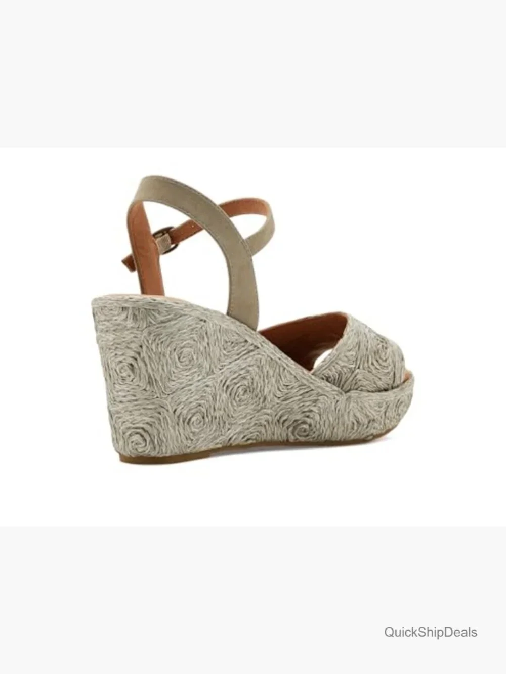 N/A leather raffia